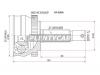 SAT HY020A Шрус Hyundai Tucson 2.0 (- CRDI) 4WD 04-10, Kia New Sportage 2.0 4WD 04-