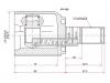 SAT HY-100 Шрус внутренний RH/LH HYUNDAI IX35/KIA SPORTAGE 10-