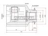 SAT HY-101 Шрус внутренний RH HYUNDAI IX35 4WD/KIA SPORTAGE 10-