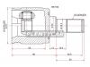 SAT HY110 Шрус внутренний HYUNDAI GETZ 02-