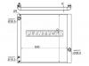 SAT LR000302 Радиатор LAND ROVER RANGE ROVER VOGUE 4.2/4.4 02-