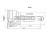 SAT MA24 Шрус MAZDA 323/Familia/Ford Laser B3/B5 94-01