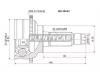 SAT MA39A44 ШРУС MAZDA Capella GF8P FP 97- ABS