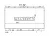 SAT MC000803 Радиатор MITSUBISHI GRANDIS 4G69 03-