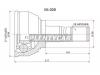 SAT MI008 ШРУС MMC Pajero L04#/L14# 82-91, Pajero 6G74 V25/45 93-96, Pajero Sport 6G74 K99 96-, HY Galloper 83