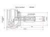 SAT MI044A Шрус MMC Airtrek 4G6# CU2W/CU4W/CU5W AT 01-, Outlander 4G63 CU2W 03-