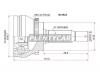 SAT MI082A ШРУС MMC Diamante F25/F27/F31/F34/F36/F41/F46/F47, 6G72/6G73 90-