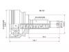 SAT MI115 Шрус MMC Lancer X 4A91 07-