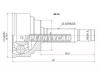 SAT MI39 Шрус MMC Lancer 4G13/4G15, CK1/2A,CJ1/2A 95-00
