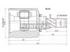 SAT MI645 ШРУС внутренний LH MITSUBISHI OUTLANDER 06- LANCER 07- ASX 10-