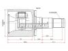 SAT MI-716 Шрус внутренний LH MITSUBISHI L200 KB4T05-14/PAJERO/MONTERO SPORT KH4/6/8/9W