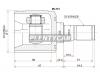 SAT MI-731 Шрус внутренний HYUNDAI ACCENT 99-05