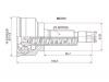 SAT MZ012 Шрус MAZDA 323/Familia/Demio/Ford Festiva B3/B5 96-02
