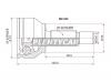 SAT MZ040 Шрус MZ Demio ZJ/ZY DY3/DY5 02-07