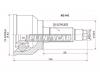 SAT MZ042 Шрус Mazda 3/Axela 1.5 ZY BK5P AT 05-