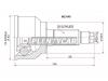 SAT MZ049 Шрус Mazda 3/Axela 1.5/2.0/2/3 (ZY/LF/L3) BK# 06-