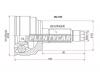 SAT MZ052 Шрус Mazda 6/Atenza 2.0/2.5 (LF/L5) GH# 07-
