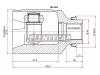SAT MZ065 Шрус внутренний RH MAZDA 6 GH МКПП