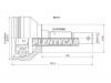 SAT NI011 Шрус NS Qashqai HR16DE J10 (Euro) MT, 06-