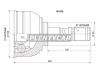 SAT NI038 Шрус NISSAN Terrano/Pathfinder D21 TD27/Atlas/VG30 89-95