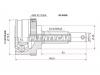 SAT NI049A Шрус NISSAN MarchMicra K11 CG10 ABS 92-00