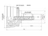 SAT NI051A Шрус NISSAN Maxima/Cefiro A32/A33 VQ20/VQ25/VQ30 94-02
