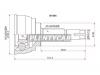 SAT NI084 ШРУС NS Cube Z11 CR14DE, HR15DE 06-