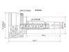 SAT NI60A42 Шрус NISSAN Sunny/Sentra B15/AD/Wingroad Y11/Bluebird Sylphy G10 QG13/15 98- ABS
