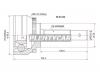 SAT NI61A42 Шрус NS AD/Wingroad/Sylphy/Sunny Y11/G10/B15 QG15DE/QG18DE 4WD ABS 99-