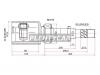 SAT NI715 ШРУС внутренний RH NISSAN QASQAI J10 HR16