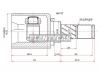 SAT NI-717 Шрус внутренний RH NISSAN NOTE E11 CR14