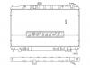 SAT NS0004J31V6 Радиатор NISSAN TEANA VQ2.3/3.5 03-