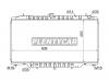 SAT NS000Y61-D-2R Радиатор NISSAN PATROL/SAFARI RD28/TD42/ZD30 98-10