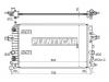 SAT OP0006041 Радиатор OPEL ASTRA H 1.6/1.8 2004-2010 // OPEL ZAFIRA B 1.6/1.8 2005-
