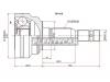 SAT OP-810 Шрус наружный OPEL ASTRA G 98-10/ZAFIRA A 98-10