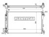 SAT SA0002 Радиатор SAAB 9-3 1.8/1.8T/2.0T/2.2TD 03-/OPEL VECTRA C/SIGNUM 2.0TD/2.2/2.2TD/3.2 03-/CADILLAC BLS