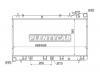 SAT SB0001 Радиатор SUBARU FORESTER 97-02/IMPREZA 93-99