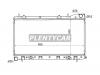 SAT SB0001-T-2R Радиатор SUBARU FORESTER/IMPREZA 97-02 турбо, бачки верх-низ
