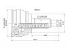 SAT SB012 Шрус SU Forester SF5 97-02, , Impreza/Legasy GC#/GF# 94-02 4WD