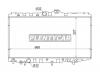 SAT SG-TY0002-AT170 Радиатор TOYOTA COROLLA/CORONA/CARINA АT170/SPRINTER/LEVIN/TRUENO/CARIB 87-92