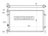 SAT SGVW00082 Радиатор VOLKSWAGEN JETTA 10-BEETLE 11-