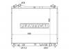 SAT SK0006H27A2R Радиатор SUZUKI ESCUDOGRAND VITARA 05- V6 2.7L