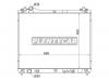 SAT SK0006J20A Радиатор SUZUKI ESCUDO/GRAND VITARA/CHEVROLET TRACKER 2.0/2.4 05-