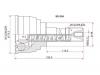SAT SK304 ШРУС SZ Escudo/Grand Vitara G16A/H20A/J20A 95-