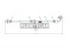 SAT ST01465S04V10 Шланг тормозной FR HONDA CIVIC/FERIO/DOMANI/ORTHIA/ISUZU JEMENI 96- LH L=415