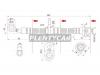 SAT ST01465S10010 Шланг тормозной FR HONDA CR-V/ODYSSEY 95-02 LH