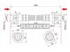 SAT ST01466SAA000 Шланг тормозной RR HONDA CITY/FIT/ARIA/JAZZ 01- RH