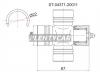 SAT ST0437120011 Крестовина кардана FR TY TownAce Noah 4WD CR/SR5#