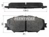 SAT ST-04465-12610 Колодки тормозные FR TOYOTA COROLLA 06- LHD