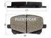 SAT ST-04465-20550 Колодки тормозные FR TOYOTA CAMRY,HARRIER,NADIA